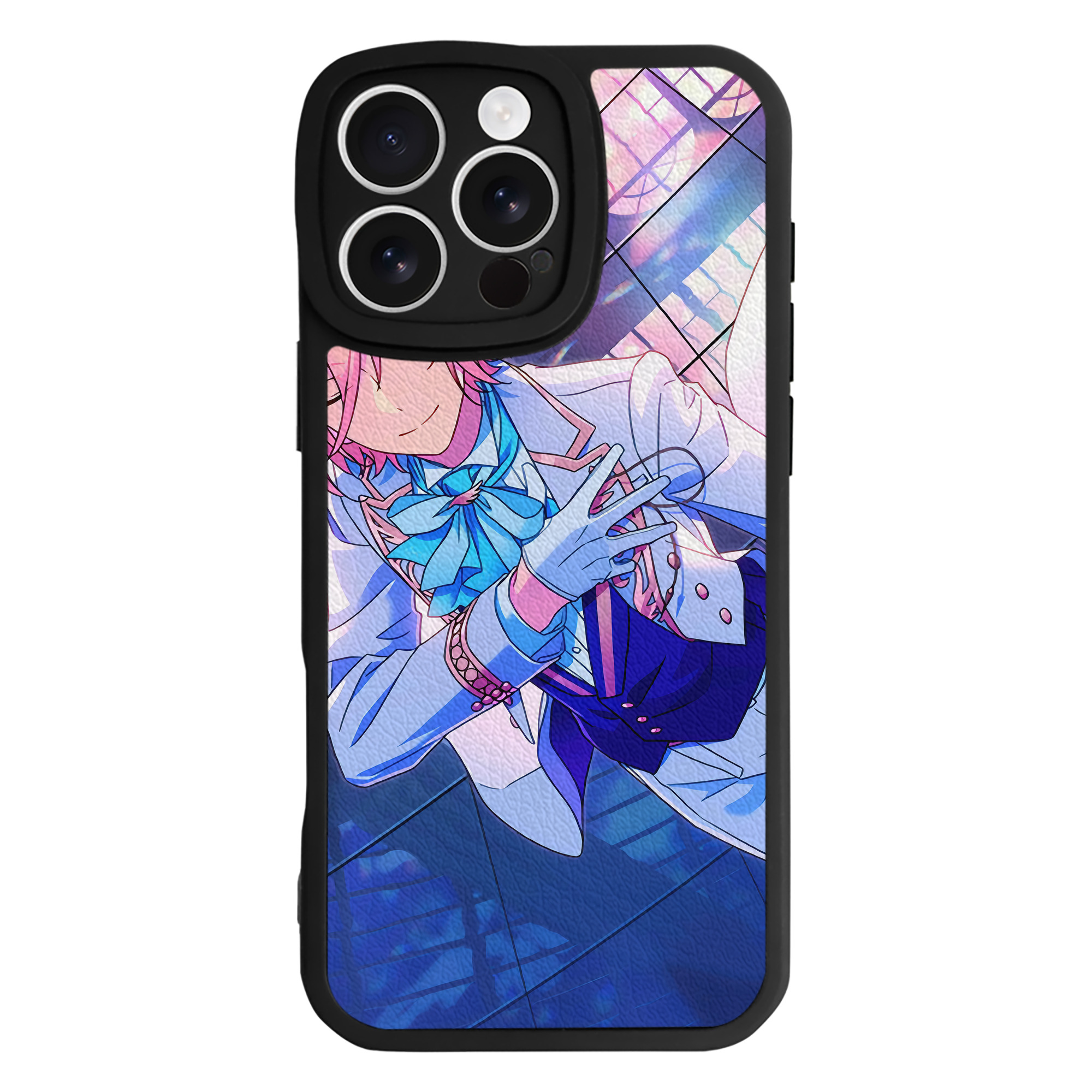 （画像用） あんさんぶるスターズ! Ensemble Stars 【iPhone 16シリーズ対応】シリコンスマホケース（レザー調） 材質：シリコン